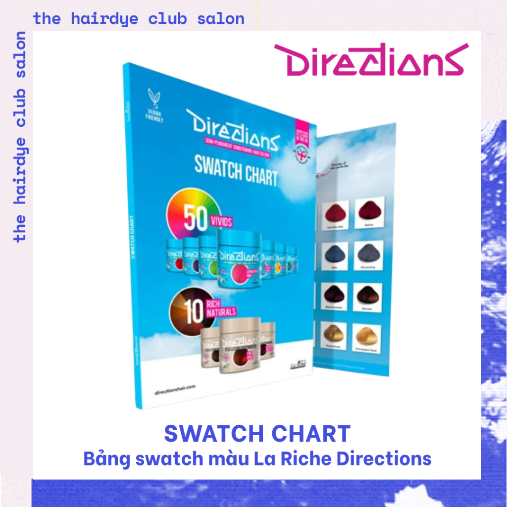 Bảng swatch màu thuần chay La Riche Directions