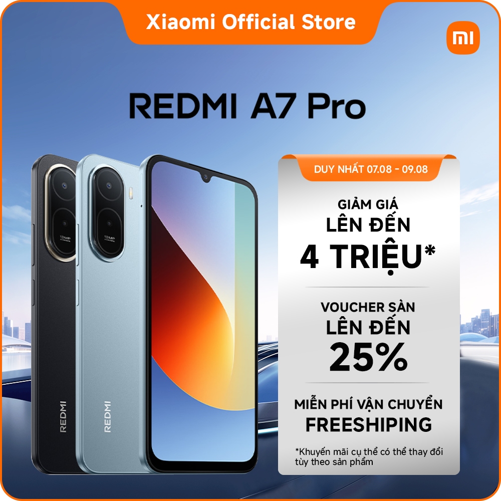 Điện thoại thông minh REDMI A7 Pro | Pin khủng 6000mAh| Màn hình 6.9" sống động