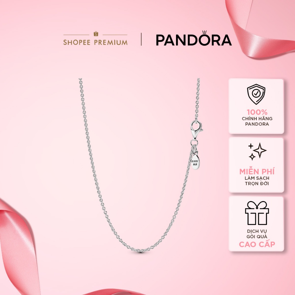 Dây Chuyền Bạc Pandora Dạng Dây Xích Dạng Mảnh - Classic Cable Chain Necklace