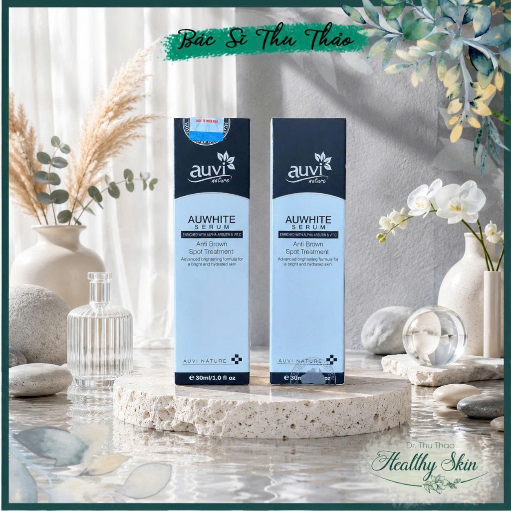[30mL] Serum dưỡng trắng, giảm sạm da Auwhite anti brown AUVI NATURE