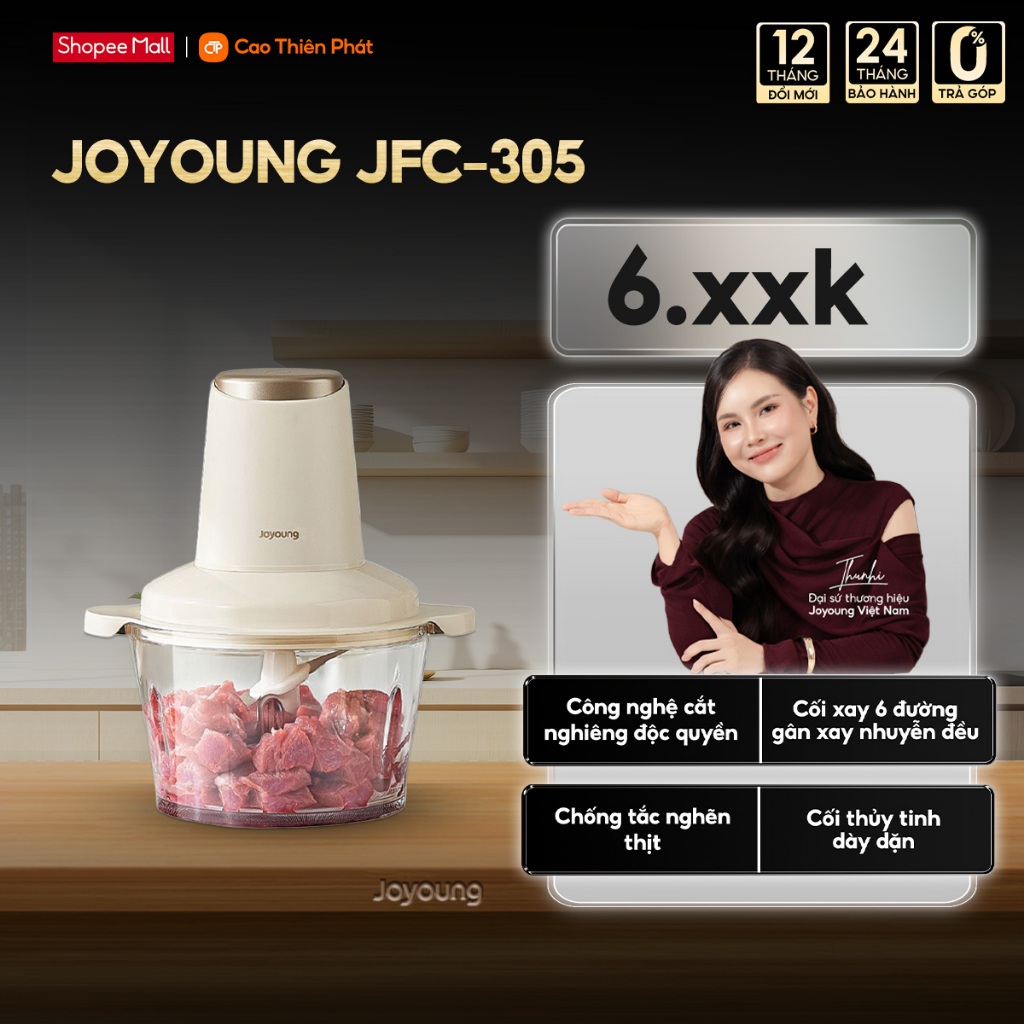 Máy Xay Thực Phẩm Đa Năng Joyoung JFC-305 | Công Suất 300W | Dung Tích 1.8L