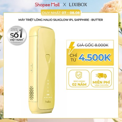 [CTĐB] Máy Triệt Lông Halio SilkGlow IPL Sapphire Cooling Hair Removal Device - Butter