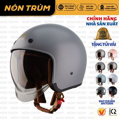 Nón bảo hiểm 3/4 Royal M139 có kính âm nhiều màu phù hợp nam nữ đi xe máy, bảo hành 12 tháng