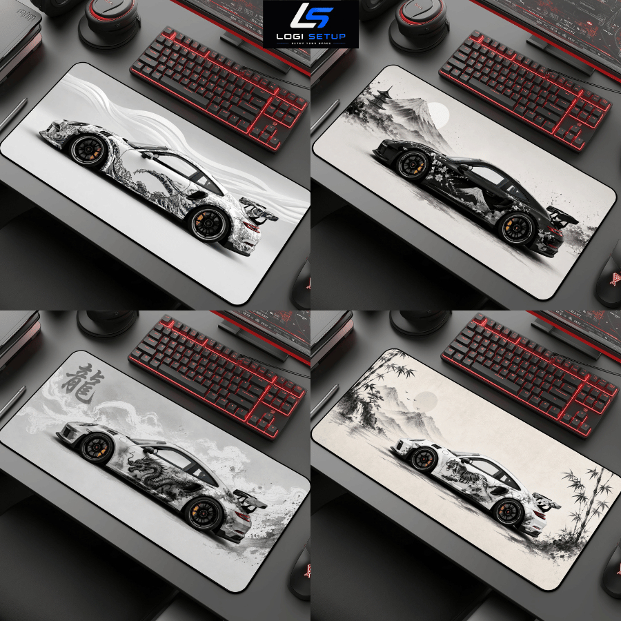 [BỘ SƯU TẬP] Lót Chuột, Pad Chuột Mouse Pad Phong Cách Xe Thể Thao, Kích Thước Tuỳ Chọn 80x30/90x40