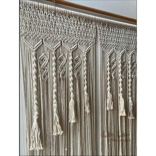 Rèm cửa macrame vintage decor
