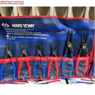 Bộ kìm mở phanh cao cấp 6 cái kingtony 42116gp