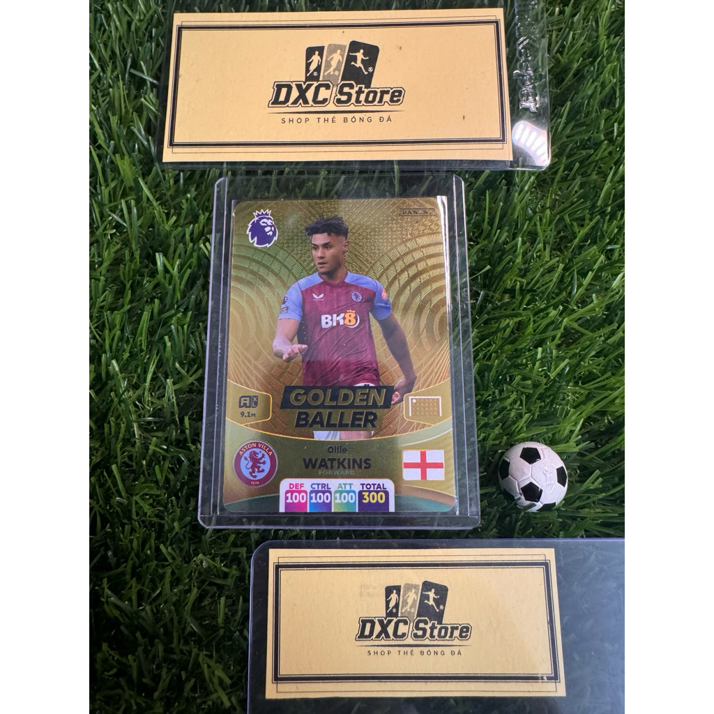 [ CHÍNH HÃNG ] - GOLDEN BALLER - PANINI ADRENALYN XL PREMIER LEAGUE 2024 - OLLIE WATKINS (ASTON VILL