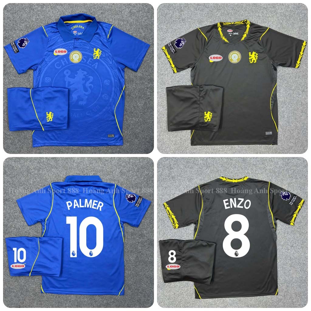Bộ Quần Áo Bóng Đá CLB Chelsea, Áo Đá Banh Chelsea 2026/2027, Vải Polyester Thái Gai Lưới