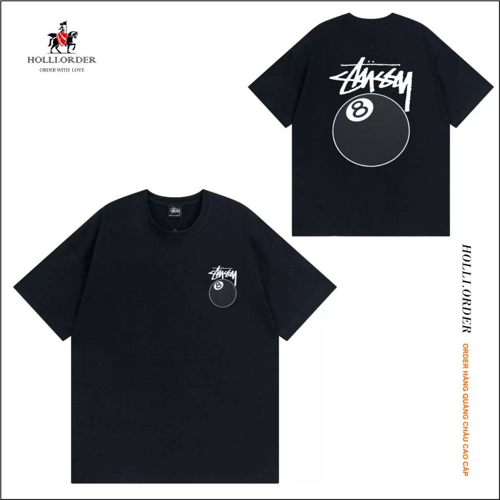 (Best Quality) Áo Thun  Stussy In Logo 8Ball  Oversize