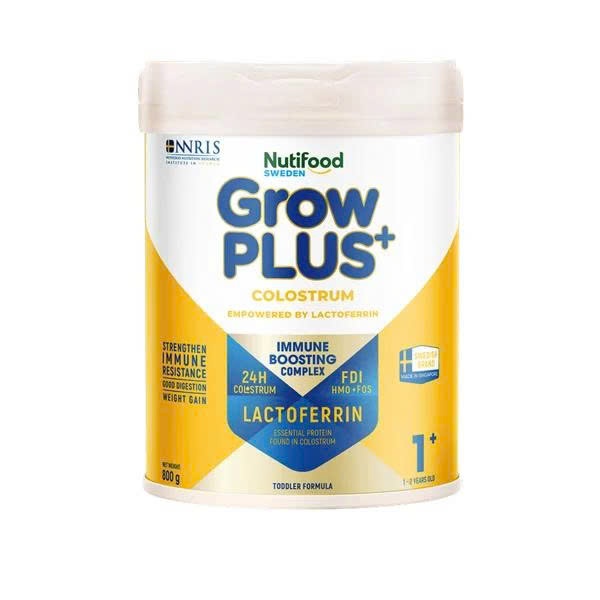 Sữa bột Nutifood GrowPLUS+ Colostrum Lactoferrin 1+ 800g