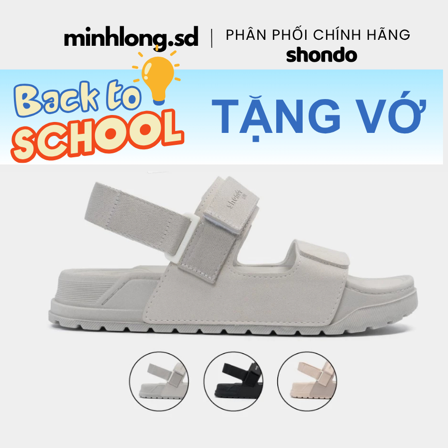 [Tặng Vớ] Giày sandal Shondo Platy Lite nhiều màu