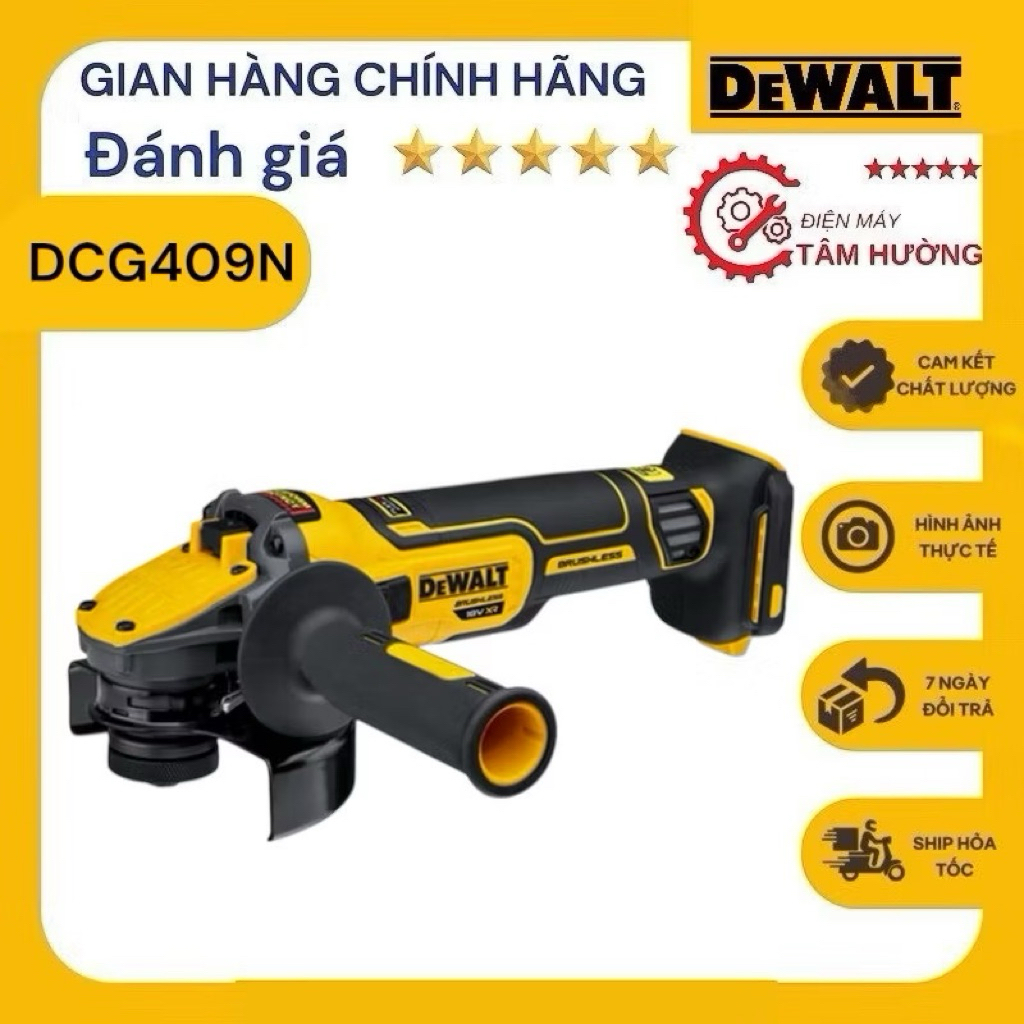 Máy mài góc pin Dewalt DCG409 - Hàng chính hãng