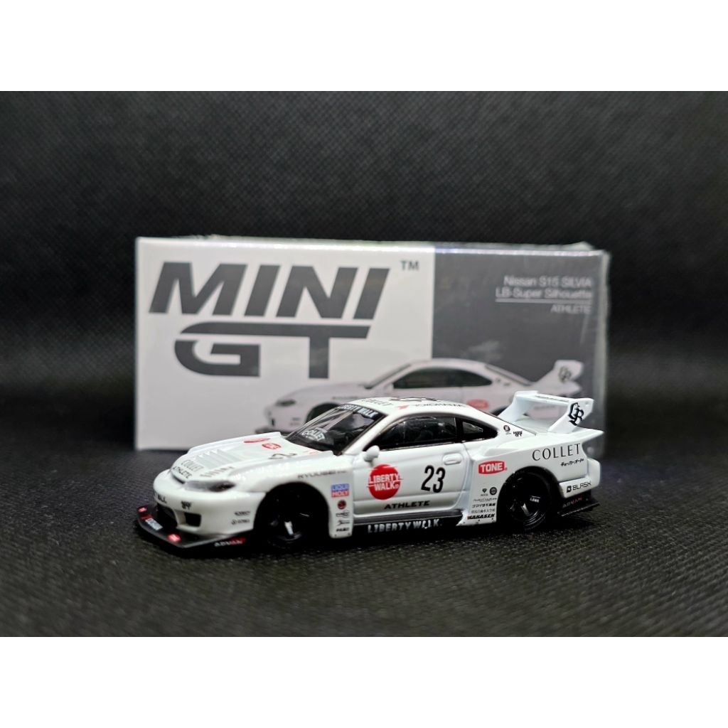 Mini GT Nissan LB-Super Silhouette S15 SILVIA màu trắng