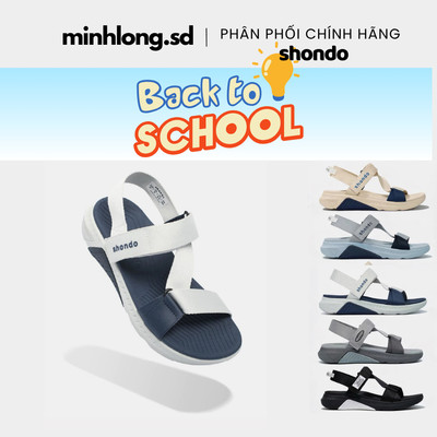 Giày Sandal Nam Nữ F7R Thoải Mái, Nhẹ Êm Shondo Nhiều Màu
