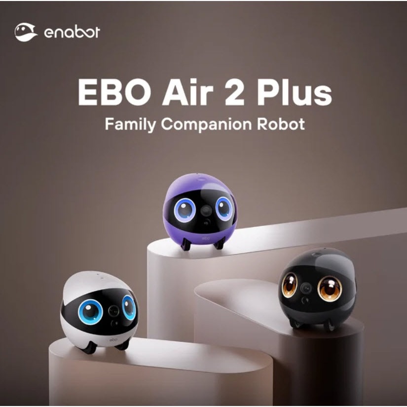 EBO AIR 2 PLUS – Robot Camera Giám Sát & Tương Tác Thông Minh Đa Năng ( Phiên Bản: Màu Xám )