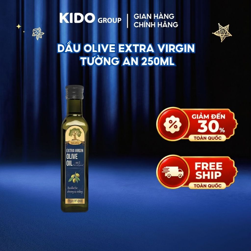 Dầu Olive Tường An Thượng Hạng Extra Virgin - Dùng Cho Cả Gia Đình | Kido Group