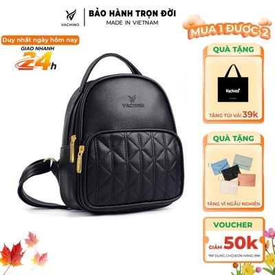 Balo da nữ thêu hoạ tiết thời trang VACHINO-BG004