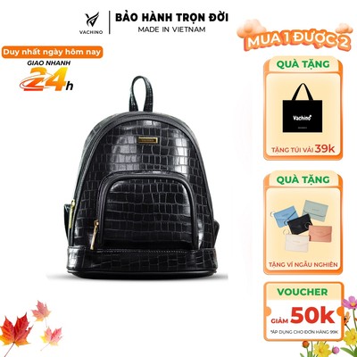 Balo da nữ thiết kế trẻ trung thương hiệu VACHINO-BG023