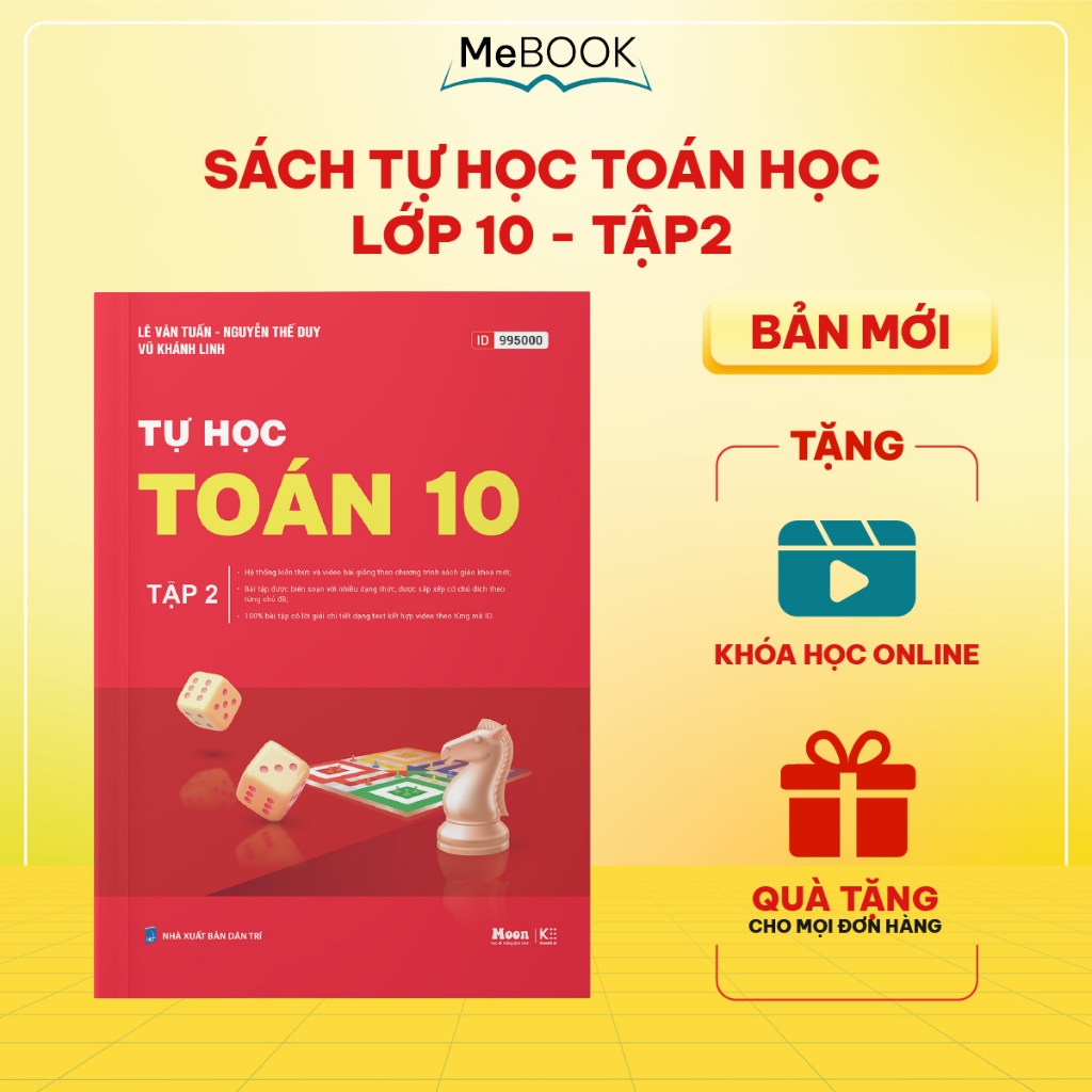 Sách Tự Học Toán Học Lớp 10 - Tập 2 | Me Book