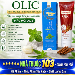 Gel tan mỡ Olic (gel kem quế olic)  hỗ trợ làm săn chắc và đàn hồi các vùng eo, mông, đùi, cánh tay, giảm mỡ