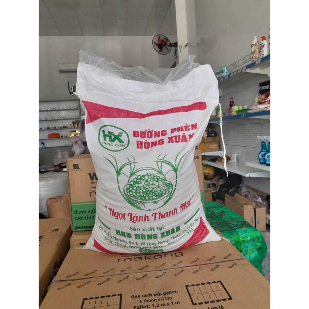 Bao phèn 10kg dạng viên bi vừa