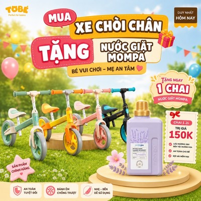 Xe thăng bằng cho bé Kiwicool TOBÉ hợp kim nhôm chất liệu nhựa ABS 8135