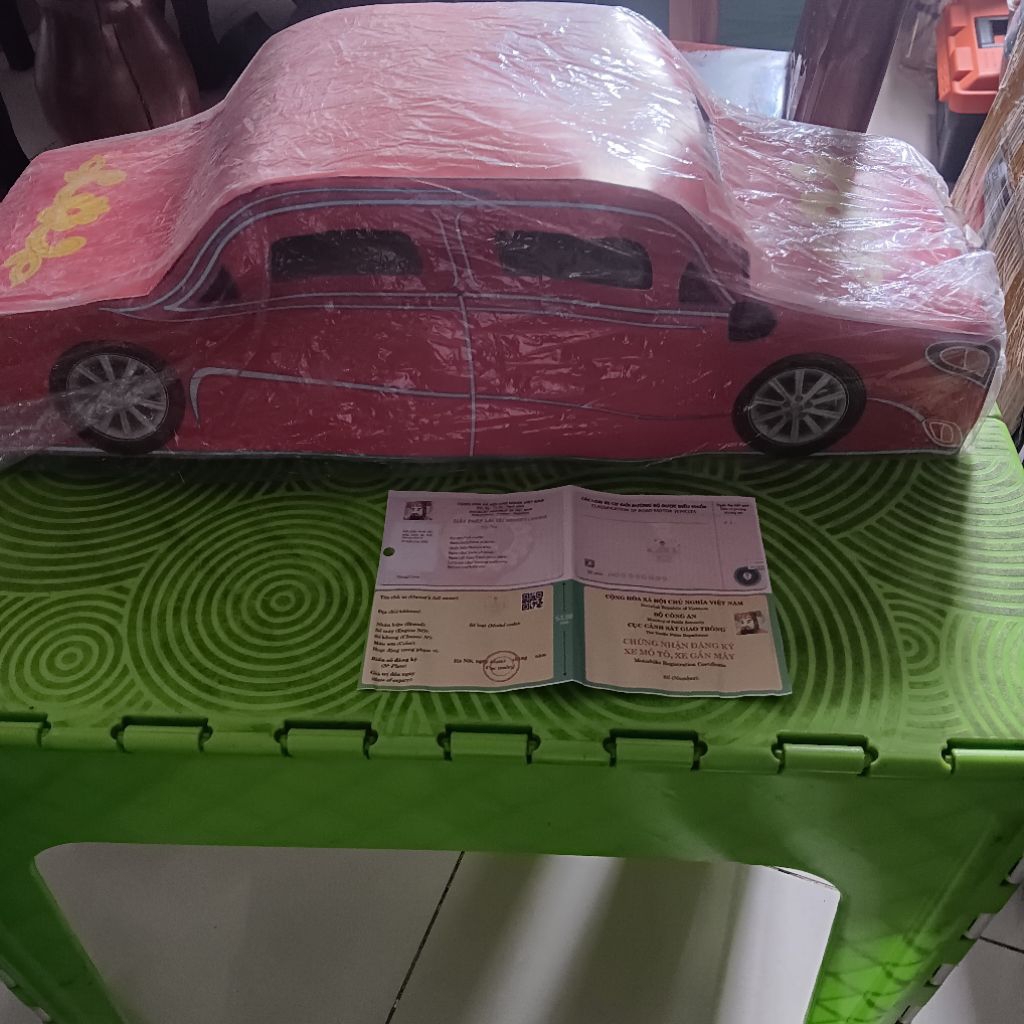 Vàng mã,Hỏa Tốc, Xe giấy vàng mã 4c giấy loại thường