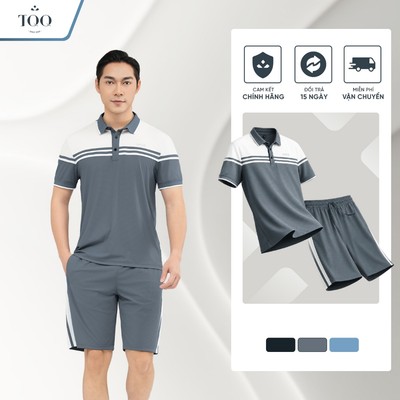 Set Bộ Áo Quần Thể Thao Nam Polo Cao Cấp Vải Co Giãn 4 Chiều Thoáng Mát Lịch Sự HIVE TQQ TPBO45C