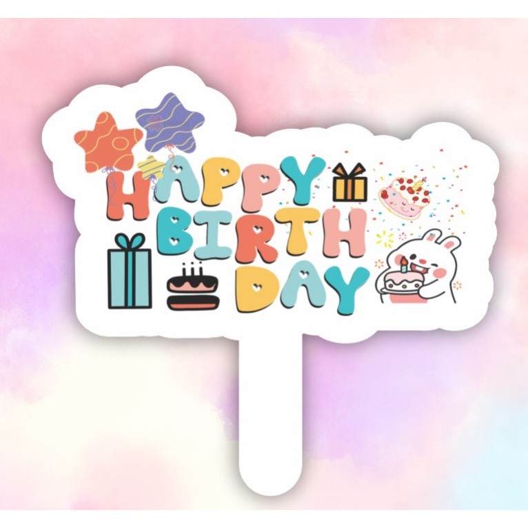 Hashtag sinh nhật cầm tay giá rẻ - Hastag Happy birthday sinh nhật cho bé, người yêu