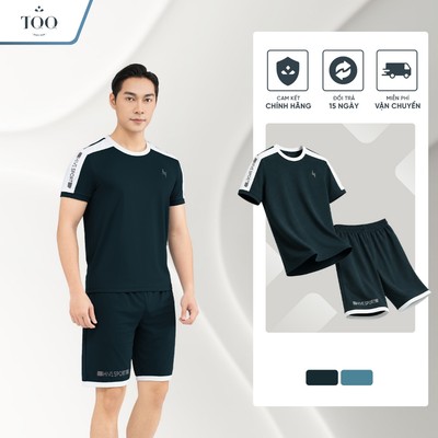 [NEW] Bộ thể thao áo quần cổ tròn ngắn tay HIVE TQQ TPBO51C siêu co giãn thấm hút mồ hôi nhanh khô