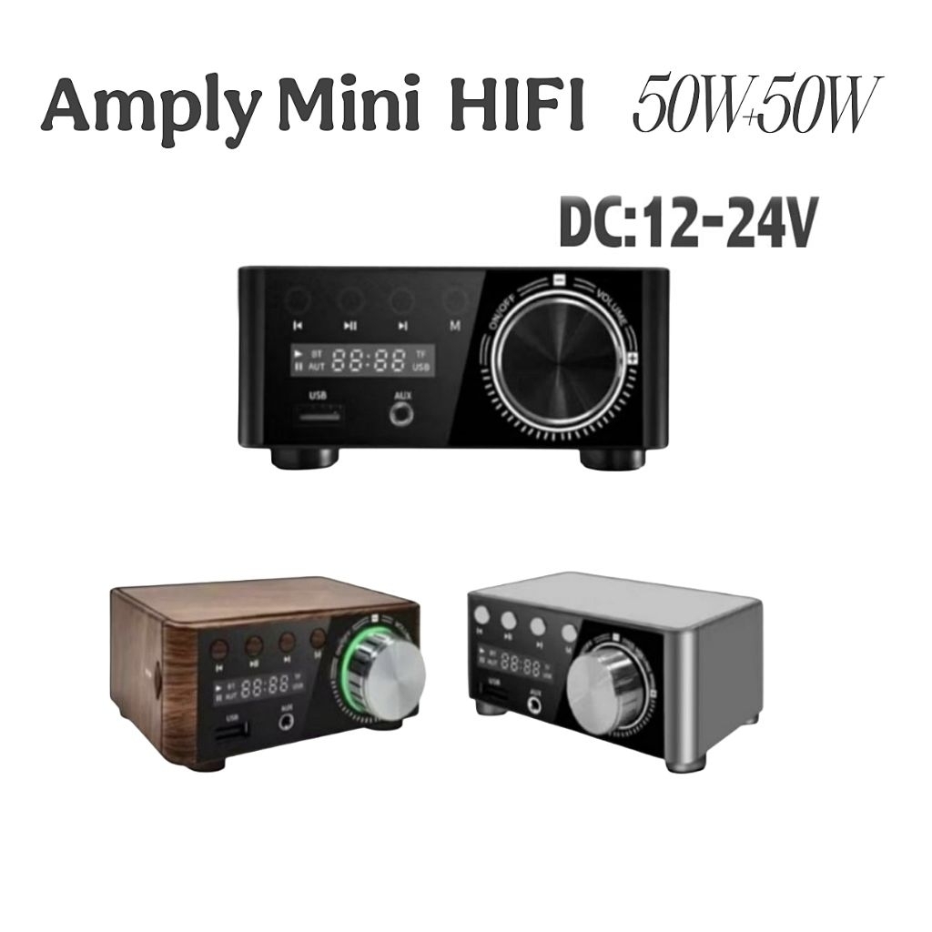 Amply Hifi Mini Bluetooth 50w+50w Khuếch Đại Âm Thanh Stereo :