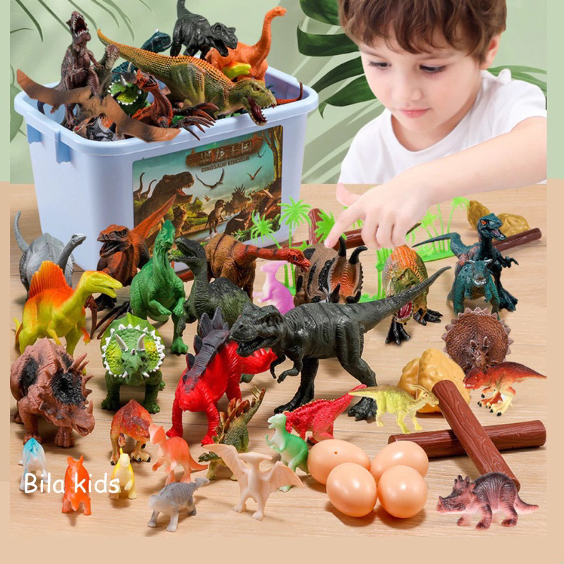 Set Động Vật 46 Chi Tiết Bộ Động Vật 46 Chi Tiết Cho Bé Đồ Chơi Mô Hình Động Vật