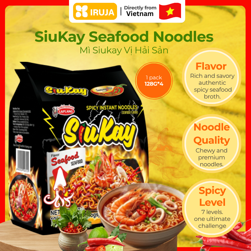 [IRUJA VIETNAM] MÌ SPAGHETTI SỐT KEM BISTRO 100G (COMBO X5)