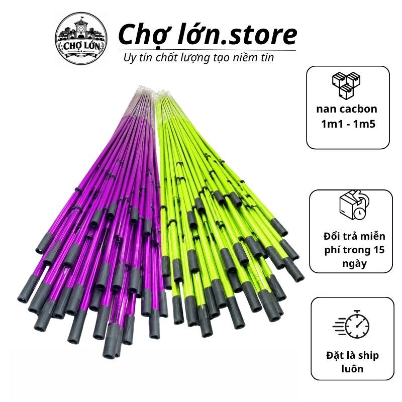 Combo 4 Nan Cacbon Làm Diều  Nan Cacbon phù hợp làm Diều Song Vân Đuôi Cá Đại Trà, diều sáo 1m đến d