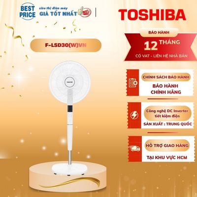 F-LSD30(W)VN | Quạt đứng Toshiba 9 cánh F-LSD30(W)VN 30W - Chính Hãng