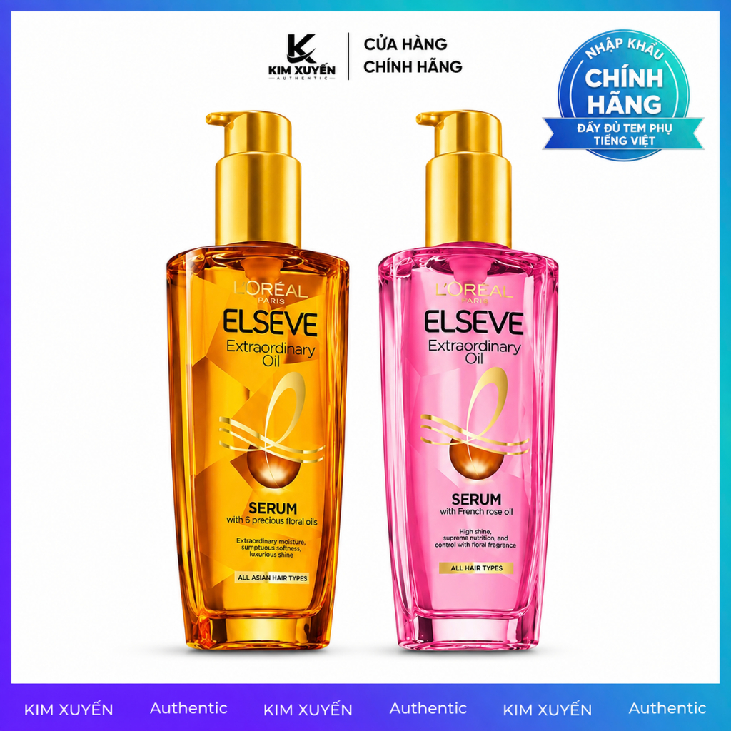 Serum dưỡng tóc 8in1 Loreal Paris Elseve Extraordinary Oil 100ML