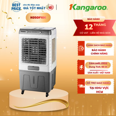 KG50F106 Máy làm mát không khí Kangaroo 60 lít 3 tốc độ gió, tiết kiệm điện, chính hãng KG50F106