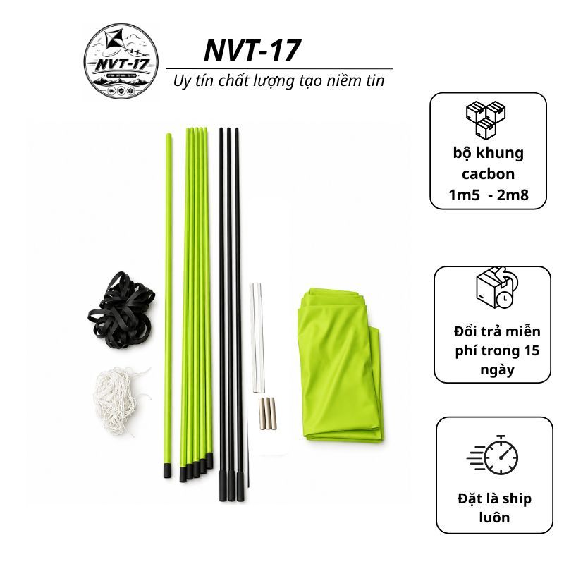 Nan Cacbon Làm Diều + Phíp Độ Vai Diều ( ĐÃ MÀI SẴN ) Làm Khung Diều Sáo 1m5 1m7 2m 2m5 2m8 Cho Diều