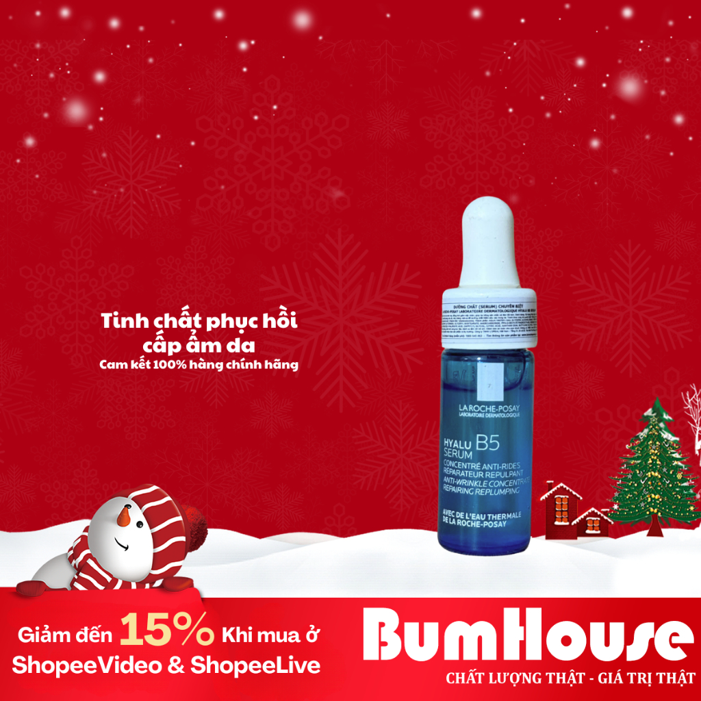 Tinh Chất Phục Hồi Cấp Ẩm Da Serum La Roche Posay Cicaplast B5/ Hyalu B5 10ml (nobox)