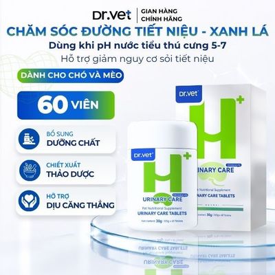 Viên Chăm Sóc Đường Tiết Niệu Cho Chó Mèo Dr.Vet - Xanh lá