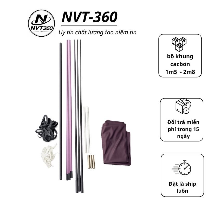 Nan Cacbon Làm Diều + Phíp Độ Vai Diều (CHƯA MÀI) Làm Khung Diều Sáo 1m5 1m7 2m 2m5 2m8 Cho Diều Son