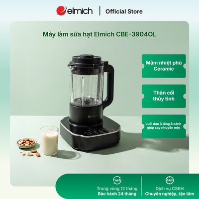 [Mã ELBSJBP03 giảm 12% đơn 500K] Máy làm sữa hạt đa năng Elmich CBE-3904OL