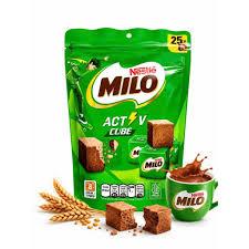 Milo Cube 25 Viên - Sôcôla Sữa Lúa Mạch 67.5g (Kitkat Milo Cube)
