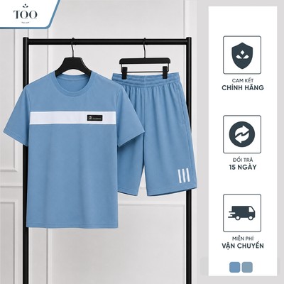 Set Áo Quần Thể Thao Co Giãn 4 Chiều Cực Mát Cực Mịn Thoáng Khí Không Nhăn Trẻ Trung Đi Chơi TPBO5C