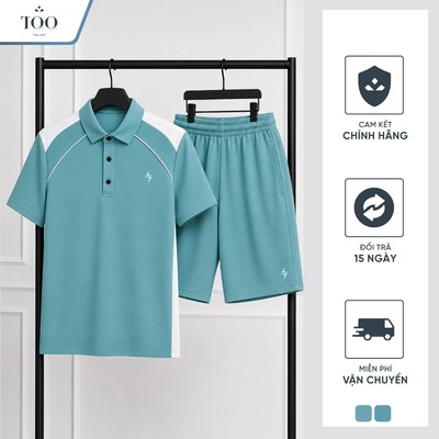 Bộ Đồ Thể Thao Nam Co Giãn 4 Chiều Cực Mát Cực Mịn Thoáng Khí Không Nhăn Trẻ Trung Đi Chơi TPBO52C