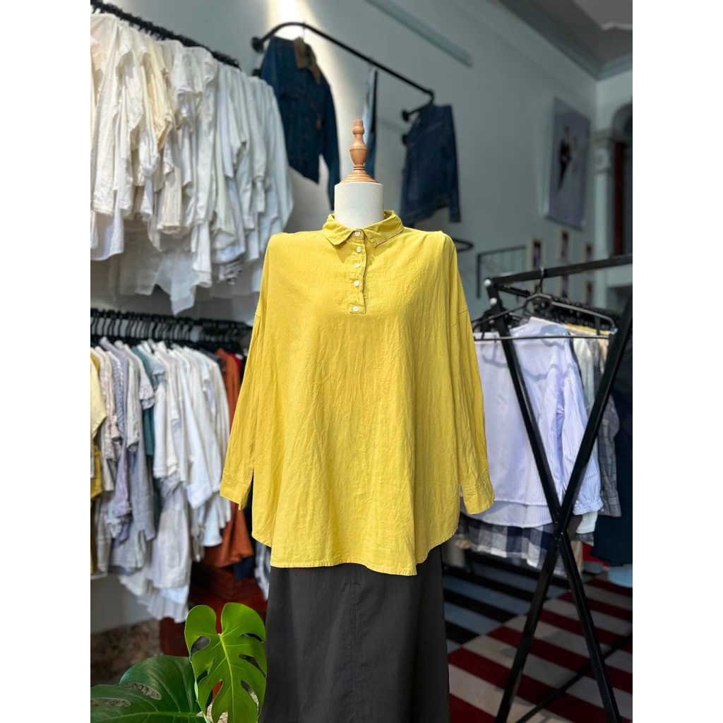 Áo Xô Nhật - SAMANSA MOS2 Skipper Tunic Mori Vintage ( 2hand )🌸