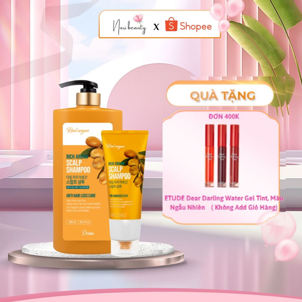 Dầu gội DAIM RICH ARGAN SCALP SHAMPOO ( 900ml)