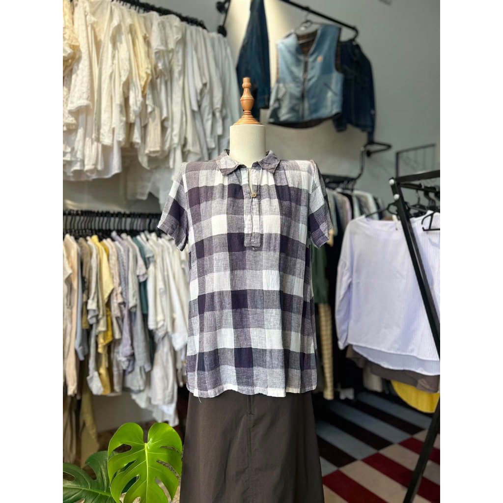 Áo Xô Nhật - SAMANSA MOS2 Mori Girl Vintage ( 2hand )🌸