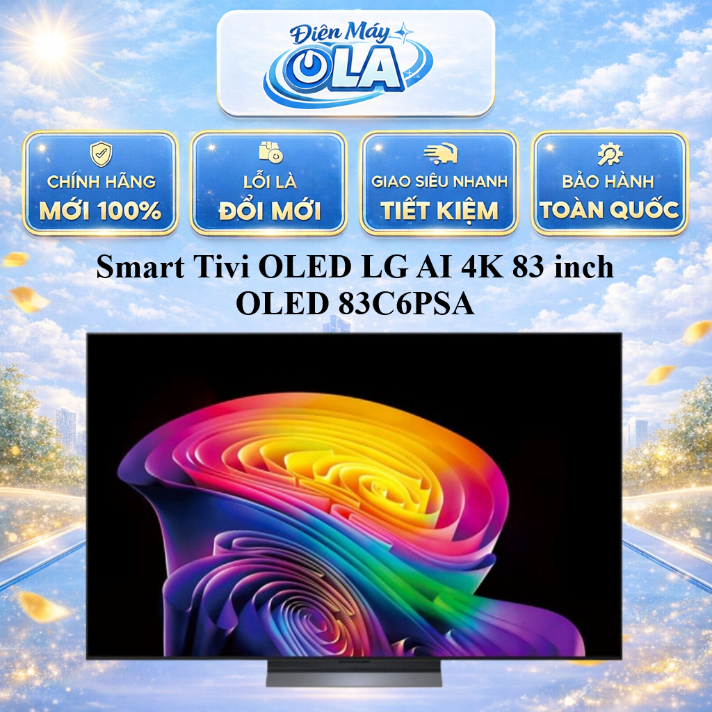 (HCM) - 83C6PSA - Smart Tivi OLED LG AI 4K 83 inch OLED 83C6PSA RA MẮT 2026
