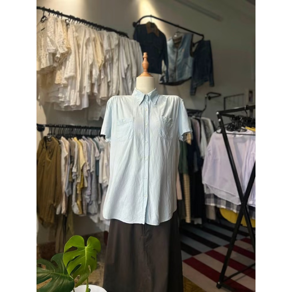 Áo Xô Nhật - Uniqlo Linen Shirt ( 2hand )🌸